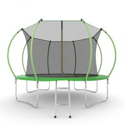 Фото EVO JUMP Internal 12ft (Green) Батут с внутренней сеткой и лестницей, диаметр 12ft (зеленый)