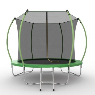 Фото EVO JUMP Internal 10ft (Green) Батут с внутренней сеткой и лестницей, диаметр 10ft (зеленый)